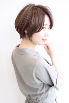 丸みショート